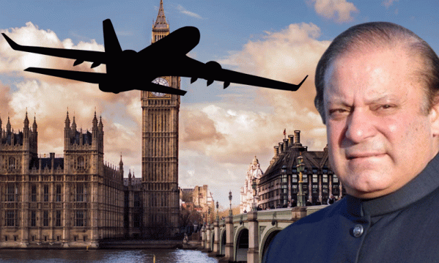 نواز شریف میڈیکل چیک اپ کے لیے لندن روانہ