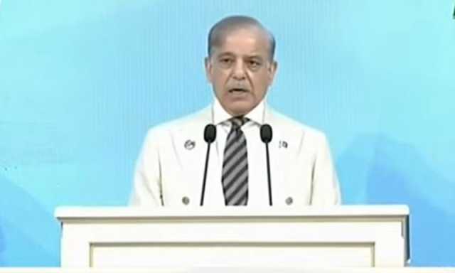 ’پاکستان اپنے حصے کے پانی پر کوئی سمجھوتا نہیں کرے گا‘، وزیراعظم شہباز شریف کا عالمی گلیشیئر کانفرنس سے خطاب