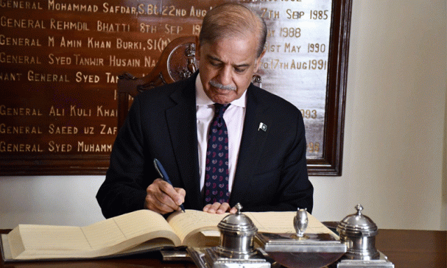 وزیراعظم کا کمانڈ اینڈ اسٹاف کالج کوئٹہ کا دورہ، ’بنیان مرصوص‘ کے دوران مسلح افواج کی کارکردگی کو سراہا