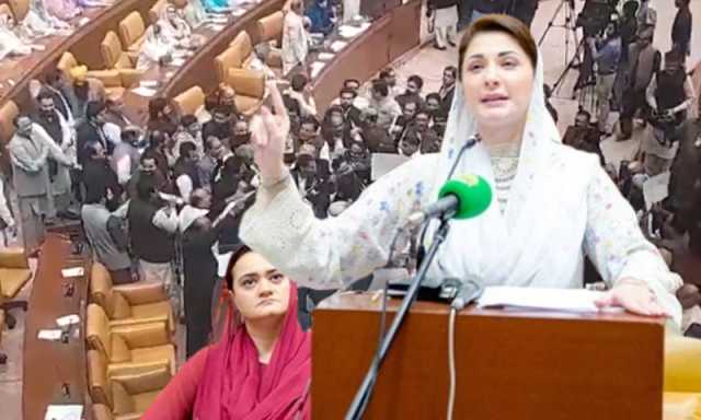 پنجاب اسمبلی میں مریم نواز نے غصے سے دیکھا  تو  ڈپٹی سپیکر ،وزرا نے اپوزیشن کی طرف دوڑ کیوں لگائی ؟
