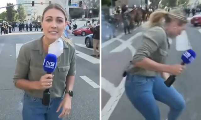 لاس اینجلس میں رپورٹنگ کے دوران آسٹریلوی صحافی ربڑ کی گولی لگنے سے زخمی