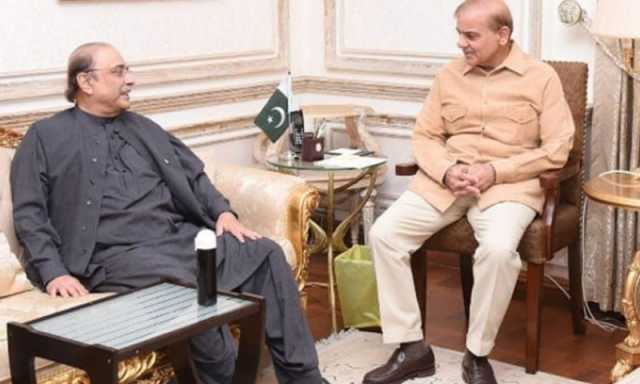 وزیراعظم شہباز شریف سے صدر آصف علی زرداری کی ملاقات، ملکی امور پر تبادلہ خیال