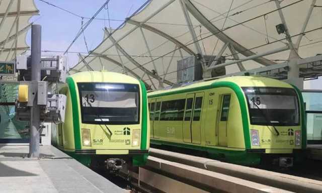 مقامات مقدسہ پر حج کے دوران میٹرو ٹرین کےذریعے 20 لاکھ زائرین کی آمد و رفت متوقع