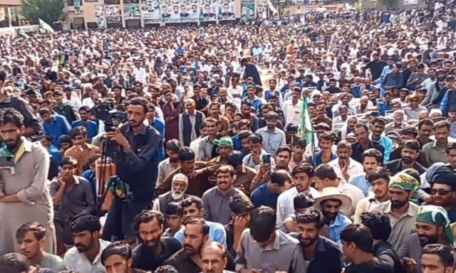حویلی کہوٹہ میں ن لیگ کا پاور شو: آئندہ حکومت ہم بنائیں گے، شاہ غلام قادر