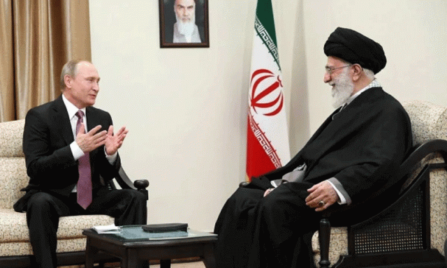 روس کھل کر امریکا اور اسرائیل کے خلاف ایران کی مدد کرے، خامنہ ای کی پوٹن سے اپیل