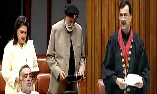 خیبرپختونخوا سے نومنتخب سینیٹرز نے حلف اٹھا لیا