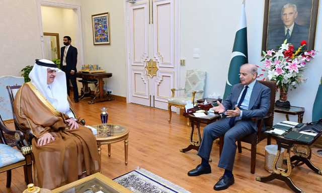 وزیراعظم شہباز شریف سے سعودی سفیر کی ملاقات، خطے میں امن اور تعاون پر گفتگو