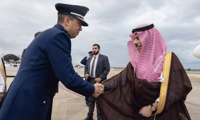 سعودی وزیر خارجہ برکس سربراہی اجلاس میں شرکت کے لیے برازیل پہنچ گئے