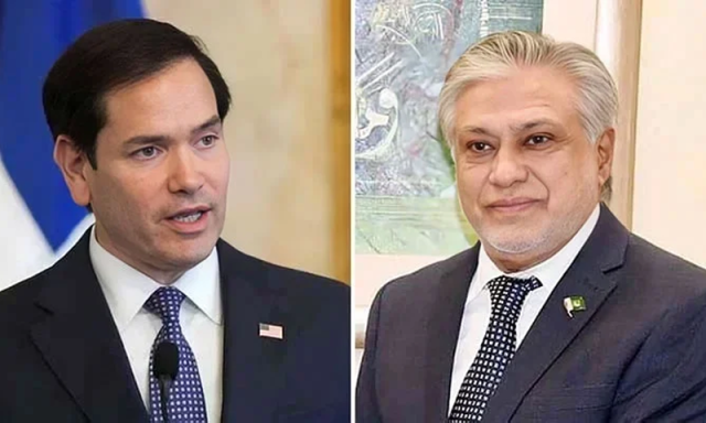 اسحاق ڈار اور امریکی وزیر خارجہ مارکو روبیو کے درمیان اہم ملاقات، دوطرفہ تعلقات پر تبادلہ خیال