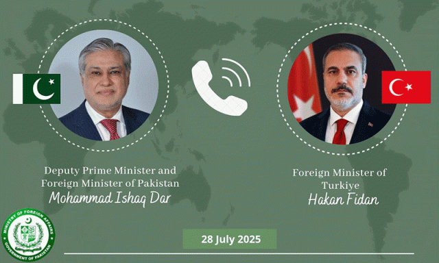 پاکستان اور ترکیہ کے وزرائے خارجہ کا رابطہ، غزہ میں اسرائیلی مظالم کی شدید مذمت