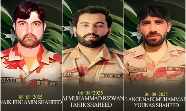 مستونگ دہشتگرد حملہ: میجر اور 2 اہلکار شہید، جوابی کارروائی میں 4 دہشتگرد ہلاک