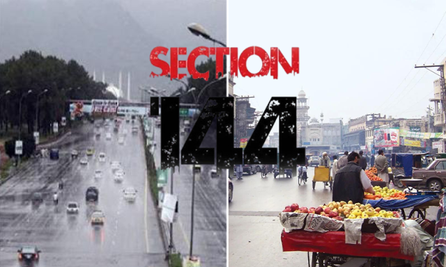 راولپنڈی اور اسلام آباد میں ایک ہفتے کے لیے دفعہ 144 کا نفاذ