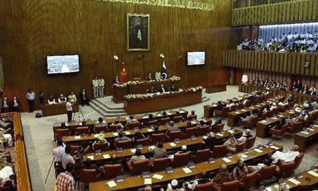 ستائیسیوں آئینی ترمیم: سیف اللہ ابڑو اور احمد خان سینیٹ اجلاس میں پہنچ گئے