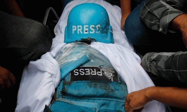 غزہ میں صحافیوں کے قتل کے خلاف عالمی احتجاج، 200 میڈیا ادارے شریک ہوں گے
