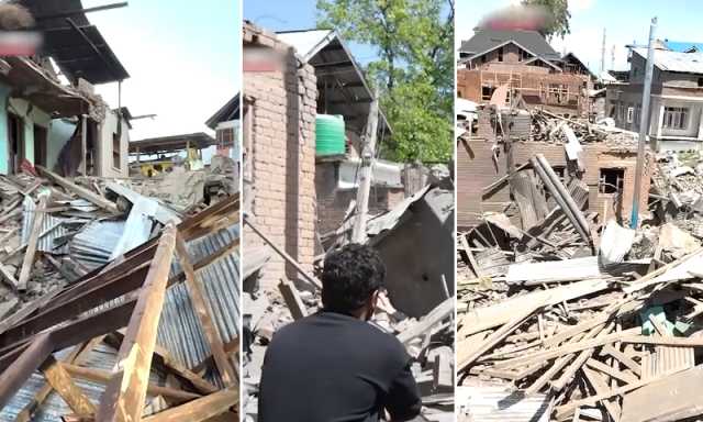 مقبوضہ کشمیر، بھارتی فوج کا اسرائیلی طرز پر کشمیریوں کے گھر گرانے کا سلسلہ جاری