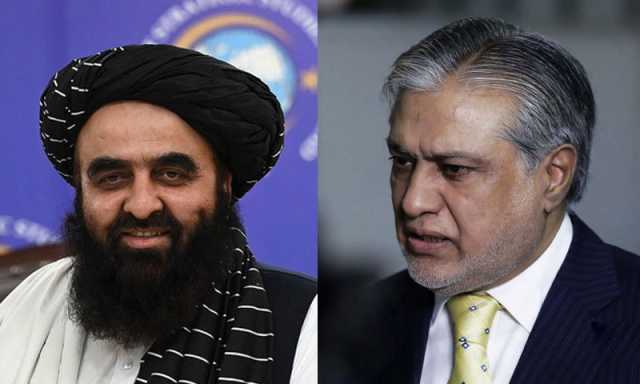 نائب وزیراعظم اسحاق ڈار کا افغان وزیر خارجہ امیر خان متقی سے ٹیلفونک رابطہ