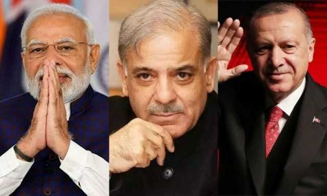 پاک بھارت کشیدگی: پاکستان کی حمایت پر وزیراعظم شہباز شریف کا ایردوان سے اظہار تشکر