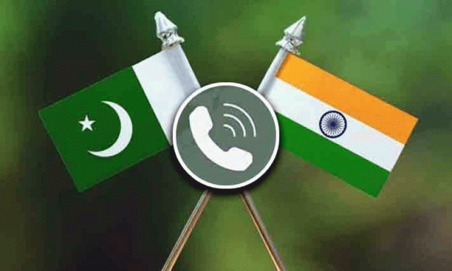 پاکستان اور بھارت کے ڈی جی ایم اوز کے درمیان ہاٹ لائن پر رابطہ