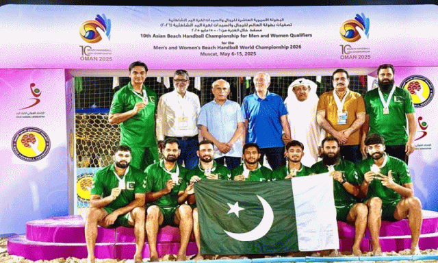 پاکستان نے ایشین بیچ ہینڈبال چیمپیئن شپ میں کانسی کا تمغہ جیت لیا