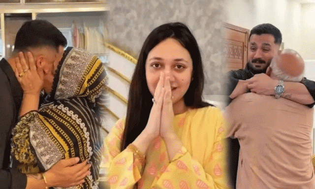 رجب بٹ کی پاکستان واپسی، گھر والوں سے جذباتی ملاقات کی ویڈیو وائرل