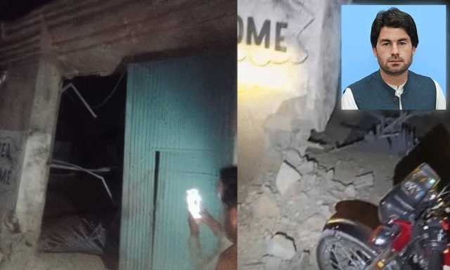 باجوڑ میں وزیر اعظم کے مشیر اور رکن قومی اسمبلی مبارک زیب کے گھر پر بم دھماکا