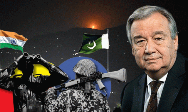 اقوام متحدہ نے ایک بار پھر پاک بھارت کشیدگی کم کرنے کا مطالبہ کر دیا