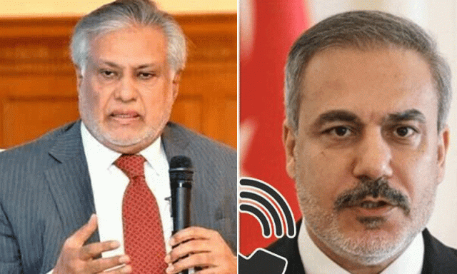 اسحاق ڈار کا ترک وزیر خارجہ کو ٹیلیفون، تعلقات کو مضبوط بنانے پر تبادلہ خیال
