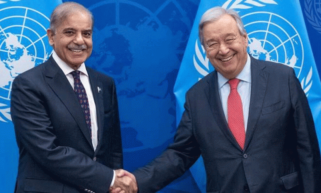 وزیراعظم کا سیکریٹری جنرل اقوام متحدہ سے رابطہ، مسئلہ کشمیر کے حل پر زور