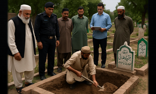  7 سالہ بچی کی قبر کشائی، لاش غائب ہونے کی افواہوں کی اصل حقیقت سامنے آگئی
