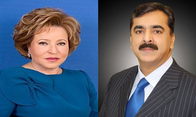 قائم مقام صدر یوسف رضا گیلانی کی روسی اسپیکر کو انٹرنیشنل اسپیکرز کانفرنس میں شرکت کی دعوت