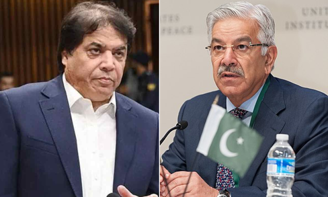حکومتی بینچوں پر بیٹھ کر اپوزیشن جیسی باتیں زیب نہیں دیتیں، حنیف عباسی کی خواجہ آصف پر تنقید