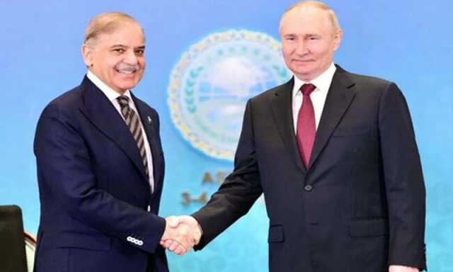 روس سے تجارت سمیت مختلف شعبوں میں تعاون کے خواہشمند ہیں، وزیراعظم شہباز شریف کی صدر پیوٹن سے ملاقات