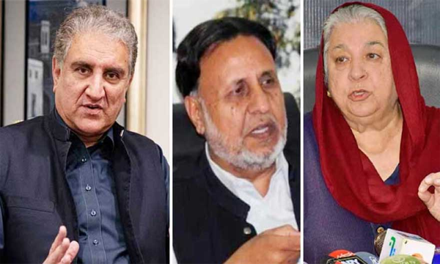 سرکاری گاڑی جلانے کا کیس: شاہ محمود قریشی بری، یاسمین راشد، اعجاز چوہدری اور سمیت دیگر کو 10،10 سال قید کی سزا
