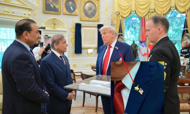 ٹرمپ کے کوٹ پر ’لڑاکا طیارے کی پن‘، کیا اس میں بھارت کے لیے کوئی پیغام ہے؟