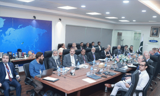 امریکی فیڈرل ایوی ایشن اتھارٹی اور پاکستان کے محکمہ شہری ہوابازی کے حکام کی ملاقات