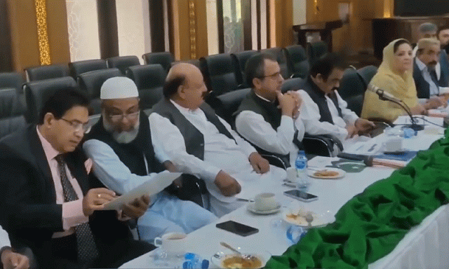 ضمنی انتخابات کے لیے مسلم لیگ (ن) کے امیدواروں کے انٹرویوز، اہم امور پر مشاورت