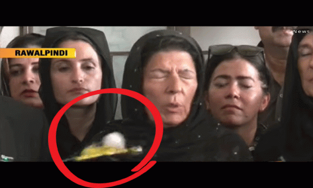 علیمہ خان پر انڈے پھینکنے والی خواتین گرفتار