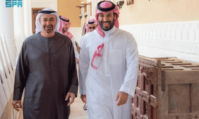سعودی ولی عہد اور اماراتی صدر کی ملاقات، فلسطین کی تازہ صورتحال پر تبادلہ خیال
