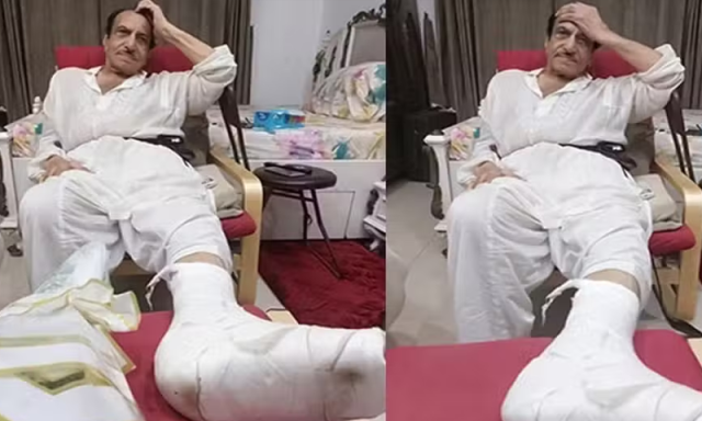کراچی کی ٹوٹی سڑکوں نے ماضی کے نامور اداکار کی ٹانگ توڑدی