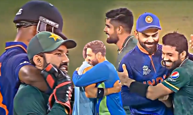 کھیل میں سیاست، بھارت کے اس عمل سے قبل دونوں ممالک کے کھلاڑی کیسے ملتے تھے، خوبصورت ویڈیو وائرل