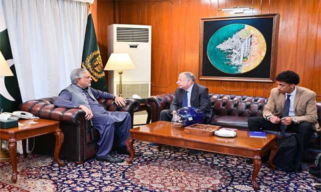 نائب وزیراعظم اسحاق ڈار کی اقوام متحدہ کے ایلچی برائے روڈ سیفٹی ژان ٹوڈ سے ملاقات