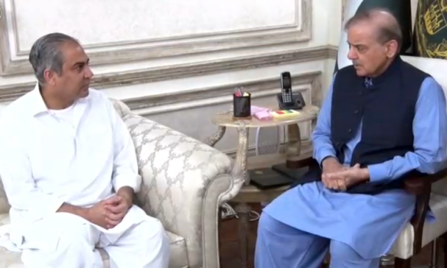 وزیراعظم سے وزیر داخلہ محسن نقوی کی ملاقات، اہم امور پر تبادلہ خیال
