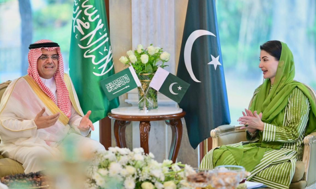 مریم نواز کی سعودی وفد سے عربی میں گفتگو: ’جلاوطنی میں سیکھا گیا علم آج پاکستان کا وقار بڑھا رہا ہے‘
