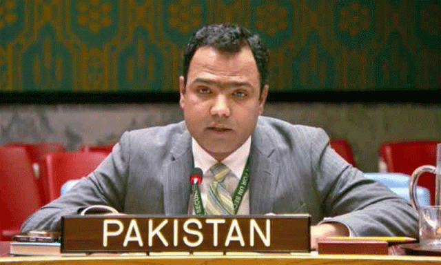 ہندوتوا سوچ نے بھارت کو نفرت کی فیکٹری بنادیا، پاکستان کا سلامتی کونسل میں بھارت کو جواب