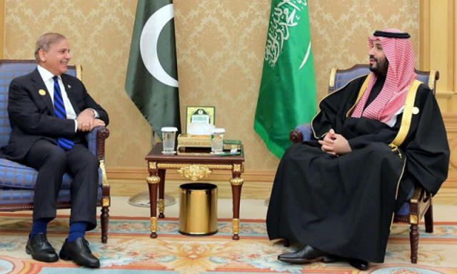 شہباز شریف، شہزادہ سلمان ملاقات: سعودی ولی عہد کا پاکستان سے تعلقات مزید مضبوط بنانے کا عزم
