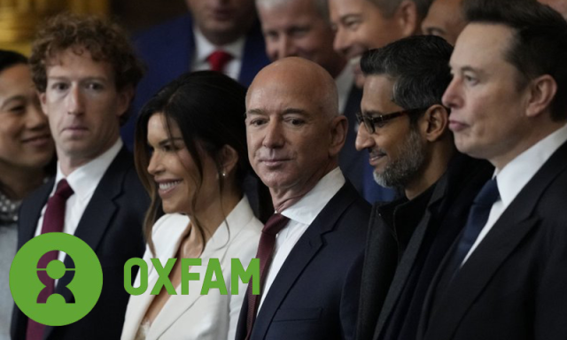 امریکا کے 10 امیر ترین افراد کی دولت میں ایک سال میں 700 ارب ڈالر کا اضافہ، آکسفیم کا انکشاف