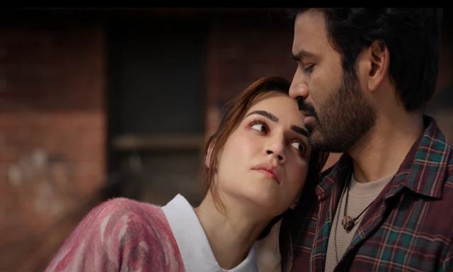 ’تیرےعشق میں‘: دھنش اور کریتی کی جوڑی بھی بے ترتیب لو اسٹوری نہ سنبھال سکی