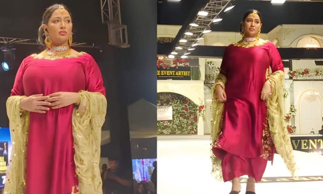 ’کوئی غلط کام نہیں کیا‘، ریمپ واک پر تنقید کے بعد متھیرا ناقدین پر برہم