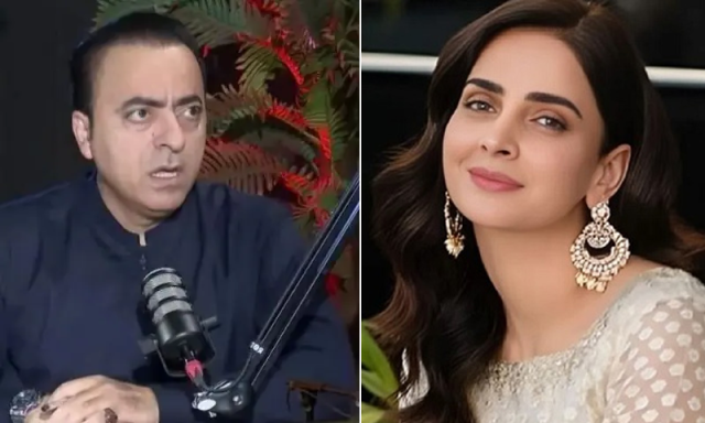 بے بنیاد الزامات کیوں لگائے؟ اداکارہ صبا قمر نے صحافی کو 10 کروڑ روپے ہرجانے کا نوٹس بھیج دیا