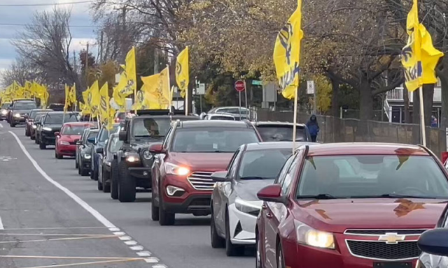 کینیڈا میں ریفرنڈم سے قبل خالصتان کار ریلی، بھارتی ہائی کمشنر کی رہائشگاہ کے باہر احتجاج